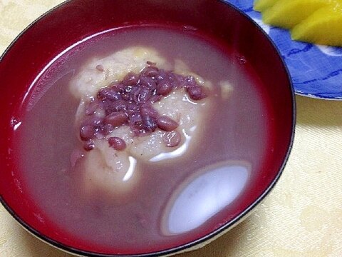 すぐ出来る！冷凍餅でぜんざい